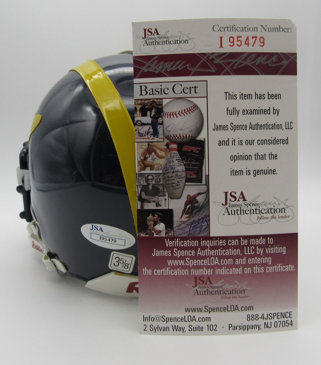 Charles Woodson Signed/Autographed Mini Helmet Michigan JSA 214359