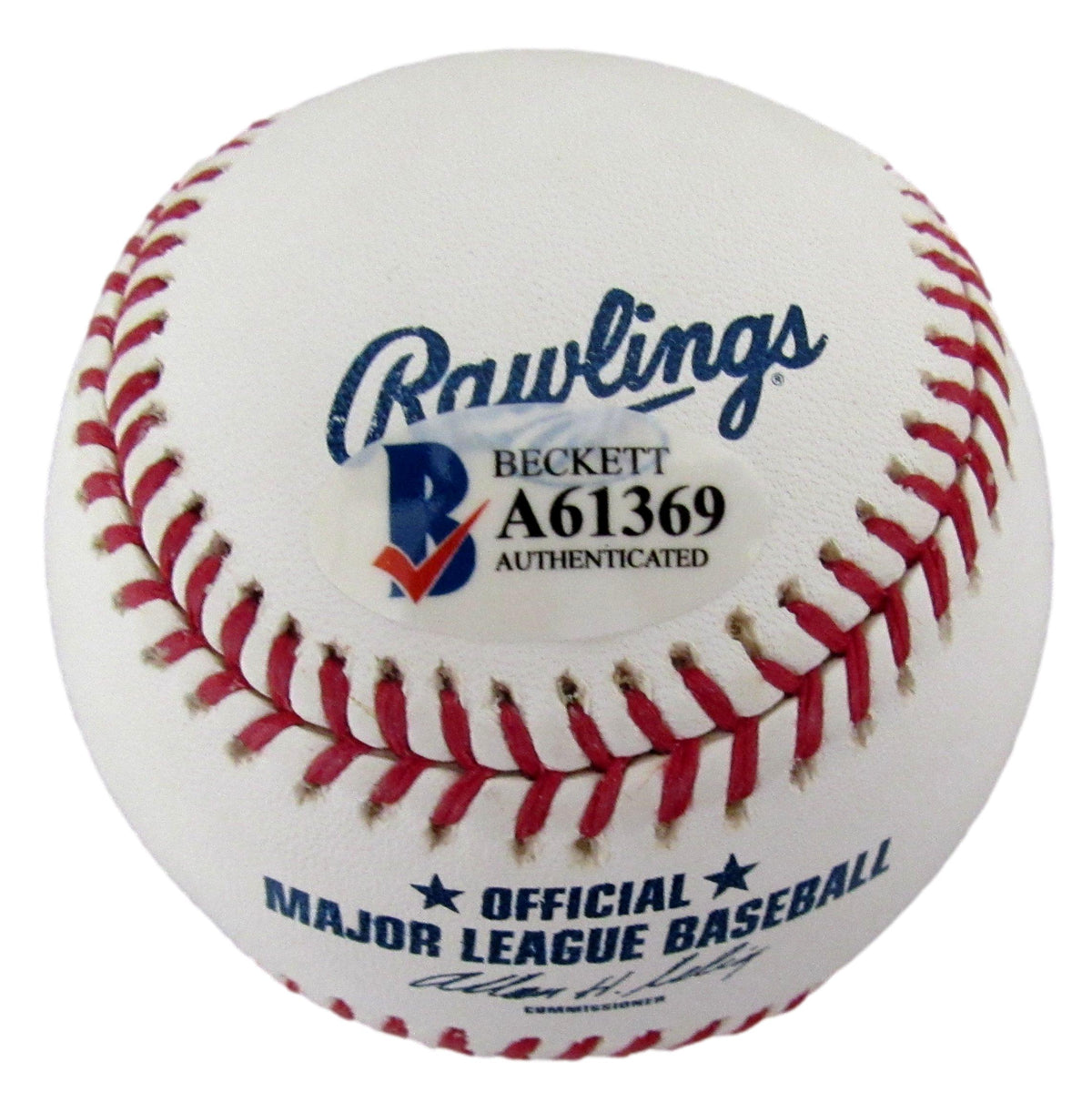 Vin Scully HOF Signed/Autographed OML Baseball LA Dodgers Beckett 213285