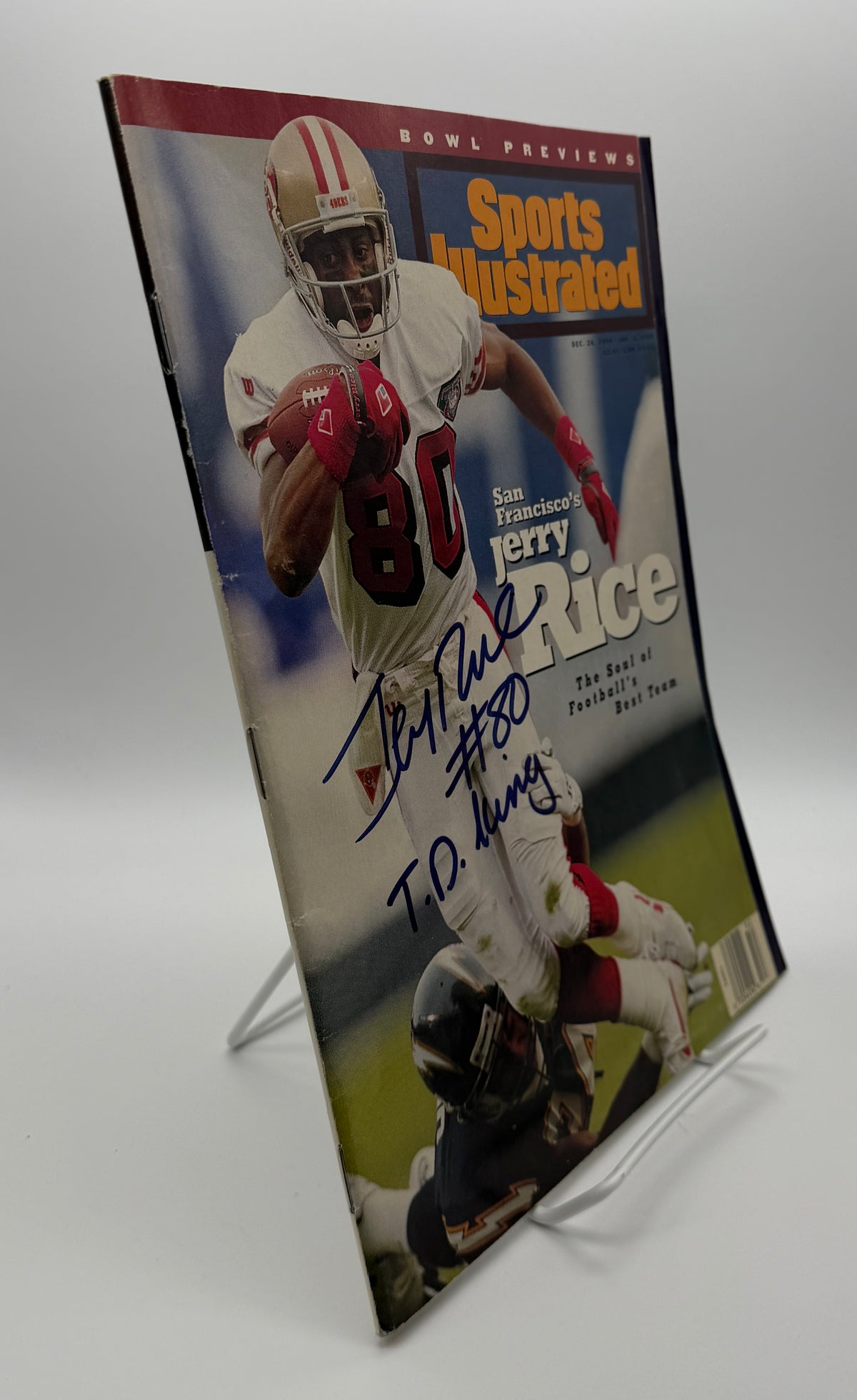 Jerry Rice HOF Signed/Autographed 1994 Sports Illustrated No Label JSA 215094