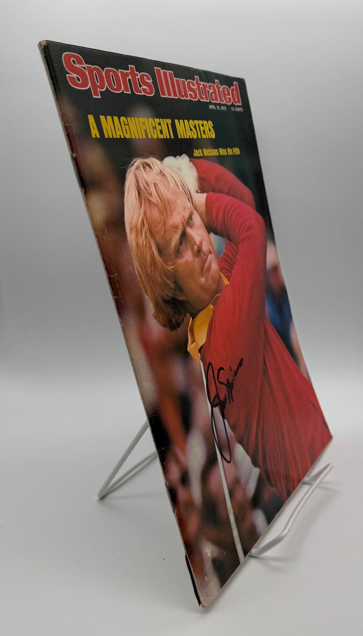 Jack Nicklaus Signed/Autographed 1975 Sports Illustrated Magazine JSA 215105