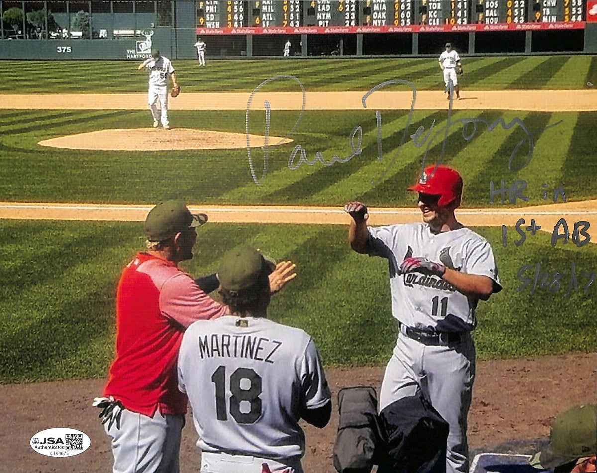 Paul DeJong Signed/Autographed 8x10 Photo Cardinals JSA 215211