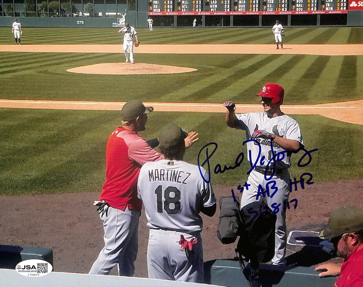 Paul DeJong Signed/Autographed 8x10 Photo Cardinals JSA 215212