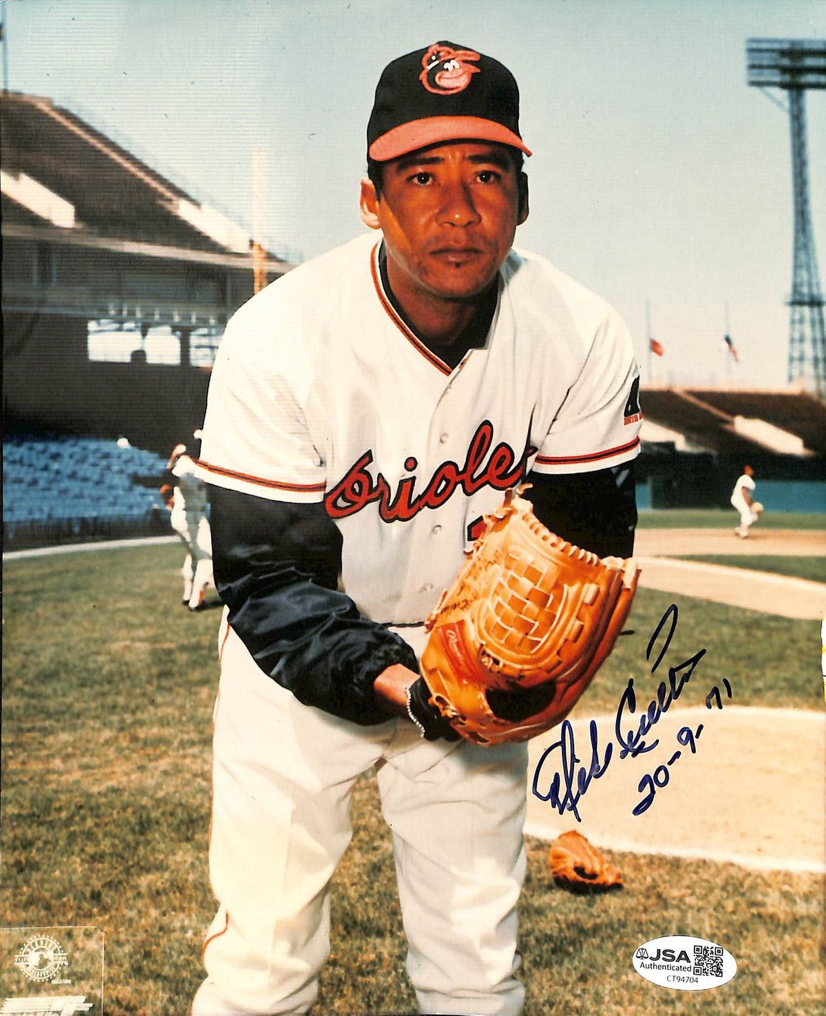Mike Cuellar Signed/Autographed 8x10 Photo Orioles JSA 215216