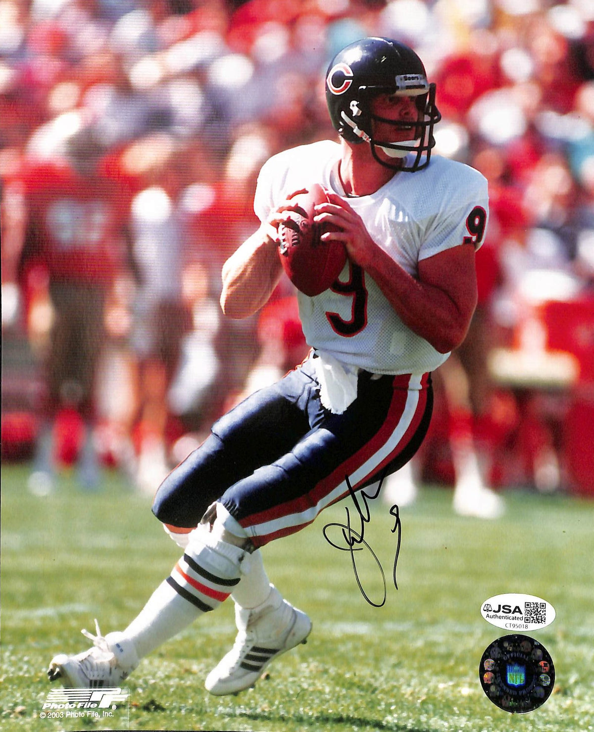 Jim McMahon Signed/Autographed 8x10 Photo Bears JSA 215246