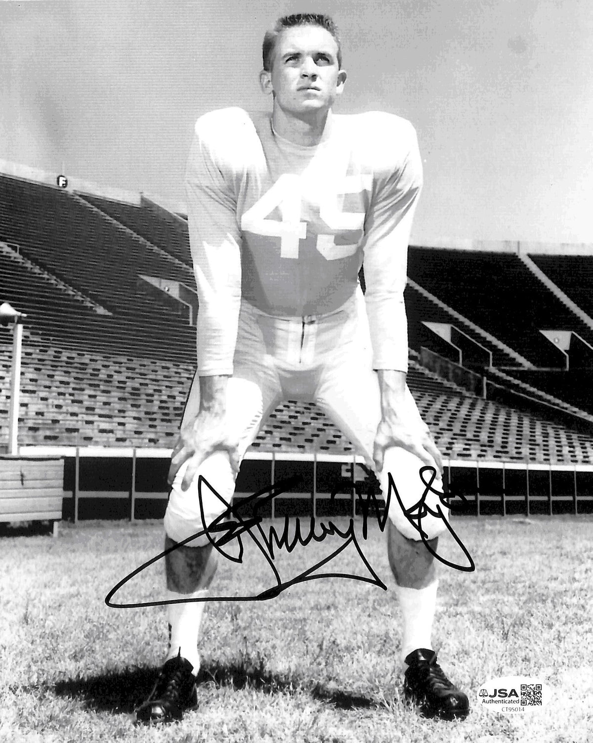 Johnny Majors Signed/Autographed 8x10 Photo Tennessee JSA 215249