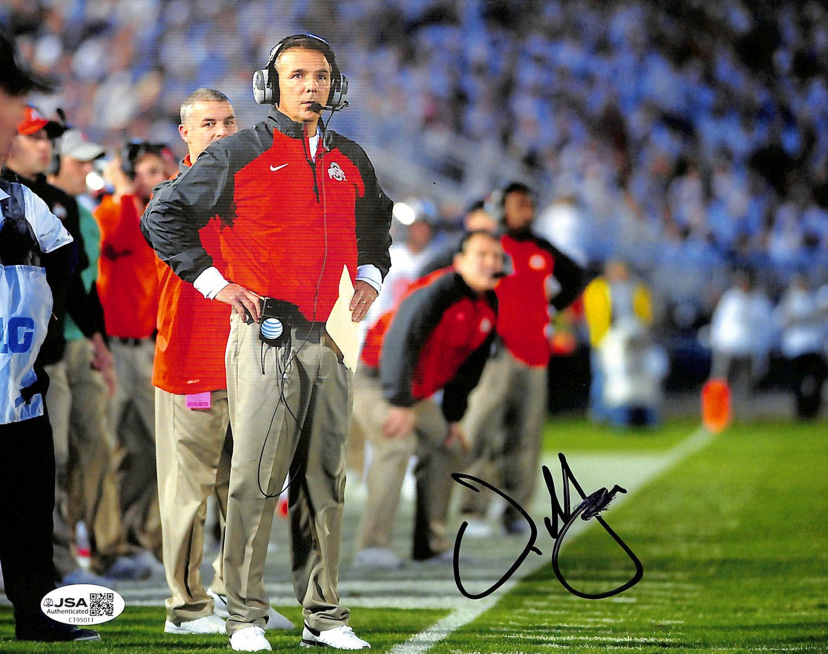 Urban Meyer Signed/Autographed 8x10 Photo Ohio State JSA 215251