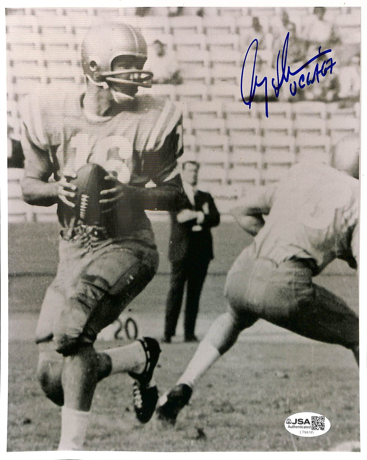 Gary Beban Signed/Autographed 8x10 Photo Heisman UCLA JSA 215260