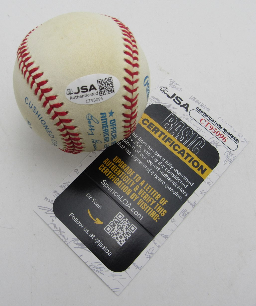 Hal Newhouser HOF Single Signed/Inscribed OAL Baseball Detroit Tigers JSA 215289