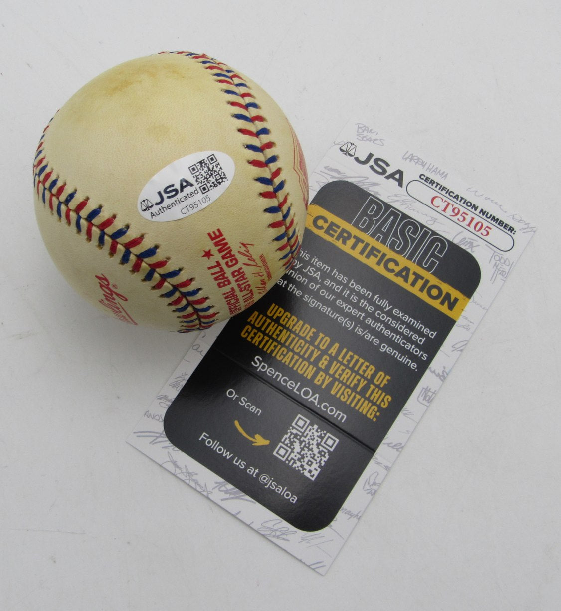Mark McGwire Single Signed/Auto 1999 WS Baseball Oakland A's JSA 215314