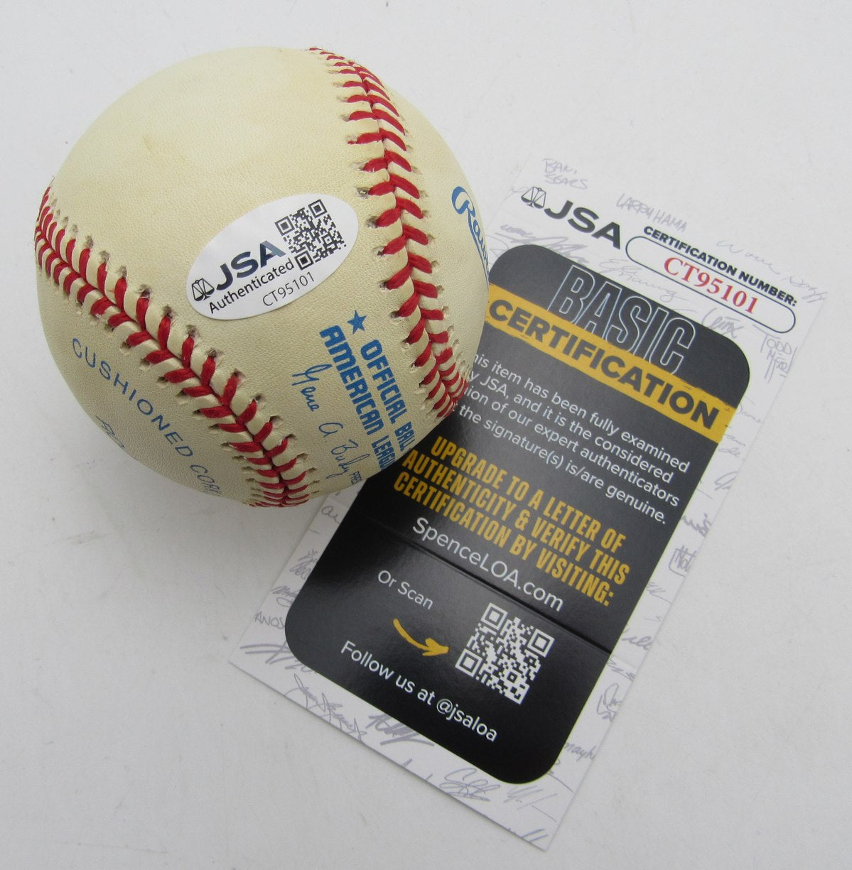 Harmon Killebrew HOF Single Signed/Inscribed OAL Baseball Twins JSA 215316