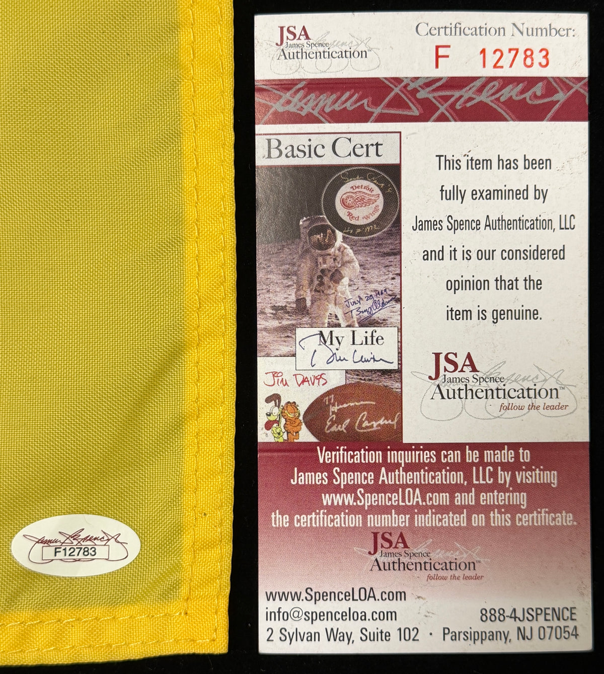 Rory McIlroy Signed/Autographed 2012 Ryder Cup Medinah Pin Flag JSA 215461