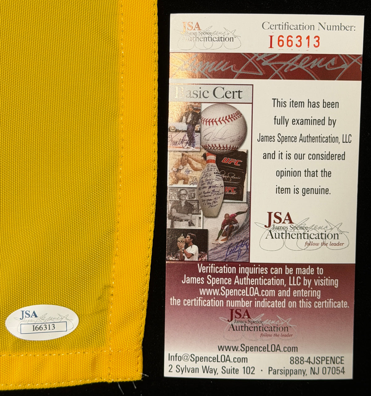 Ernie Els Signed/Autographed 2012 The British Open Pin Flag JSA 215463