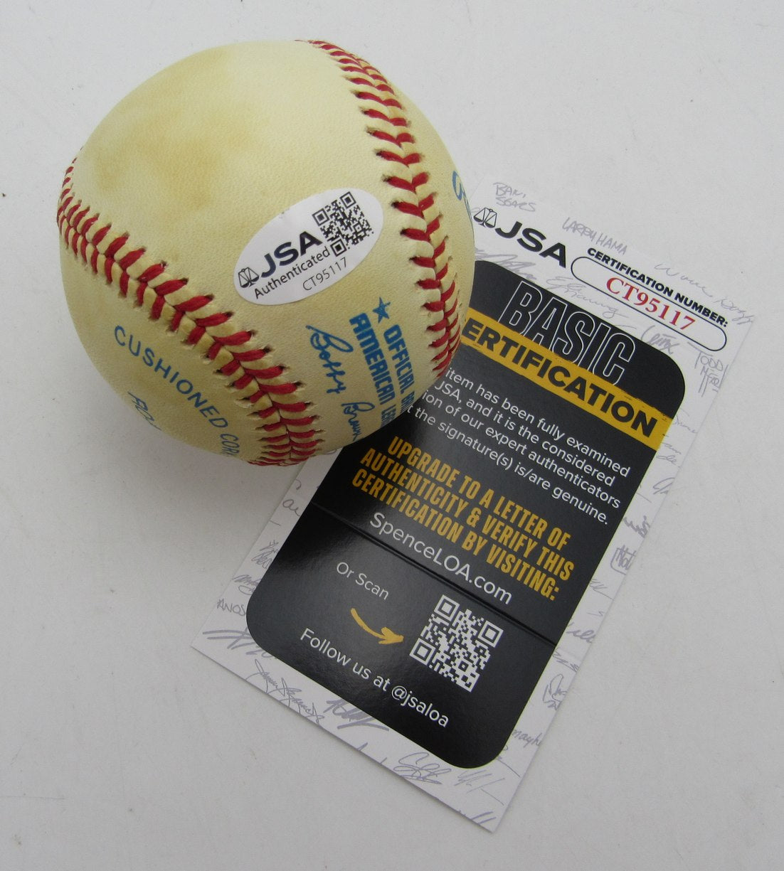 Early Wynn HOF Signed/Autographed OALB Baseball Indians JSA 215417