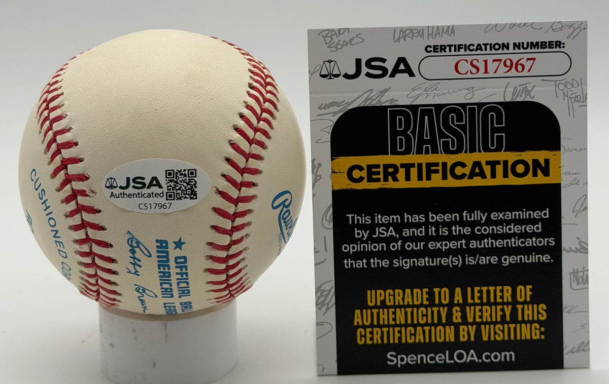 Bill Pierce Signed/Autographed OALB Baseball White Sox JSA 215586