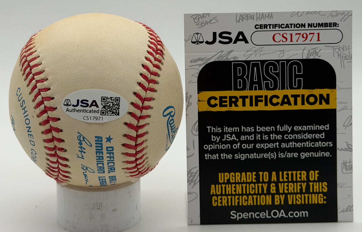 Gus Triandos Signed/Autographed OALB Baseball Phillies JSA 215587