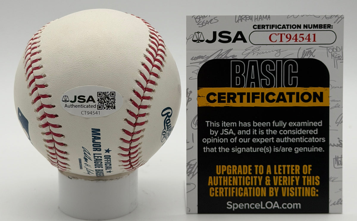 Johan Santana Signed/Autographed OMLB Baseball Twins JSA 215593