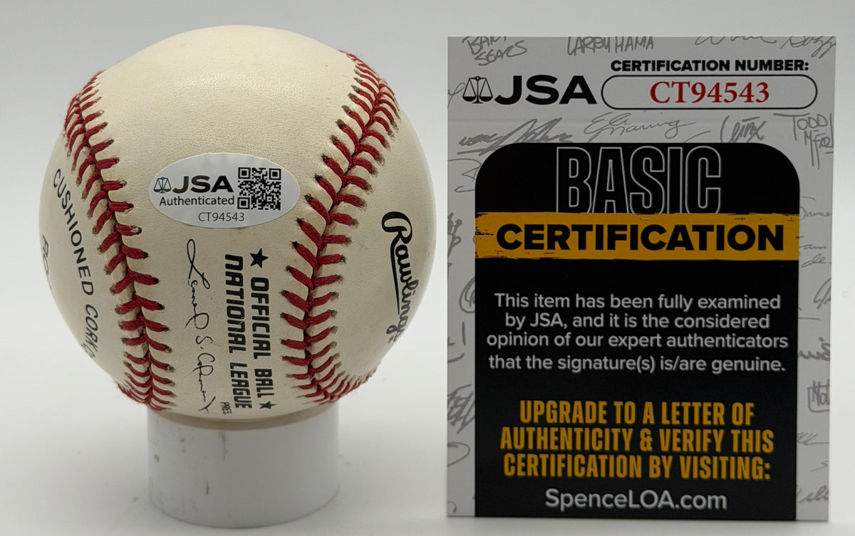 Mark McGwire Signed/Autographed ONLB Baseball Cardinals JSA 215597