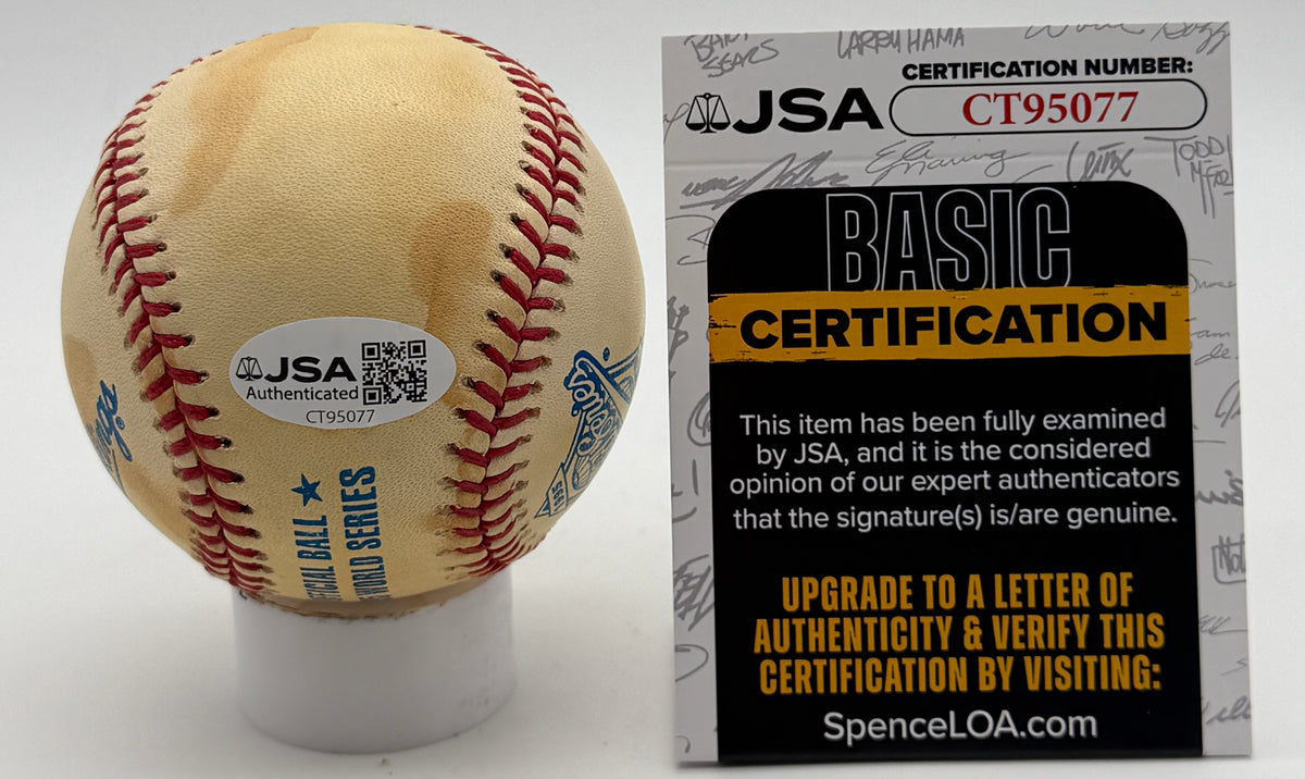 Greg Maddux HOF Signed/Autographed ONLB Baseball Braves JSA 215603