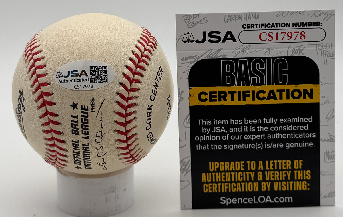 Bob Miller Signed/Autographed ONLB Baseball Phillies JSA 215613