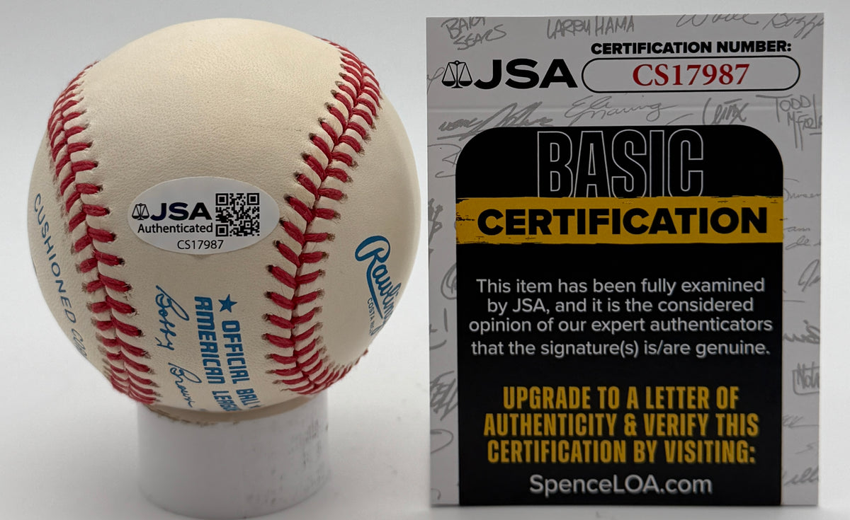 Hal Newhouser HOF Signed/Autographed OALB Baseball Tigers JSA 215625