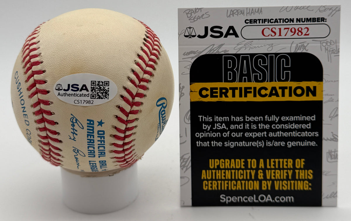Al Lopez HOF Signed/Autographed OALB Baseball Dodgers JSA 215628