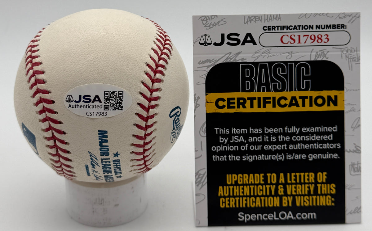 Bullet Bob Turley Signed/Autographed OMLB Baseball Yankees JSA 215633