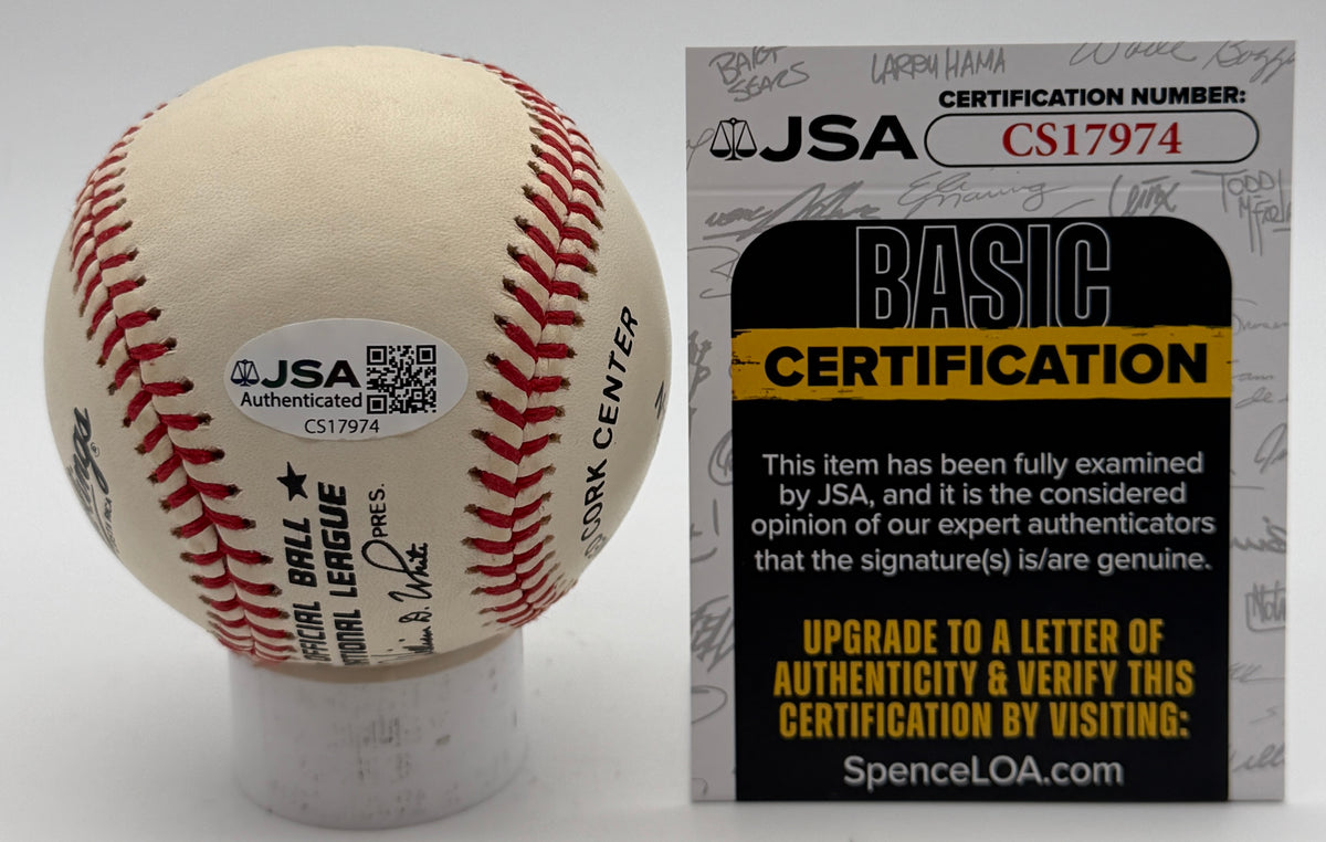 Greg Luzinski Signed/Autographed ONLB Baseball Phillies JSA 215634