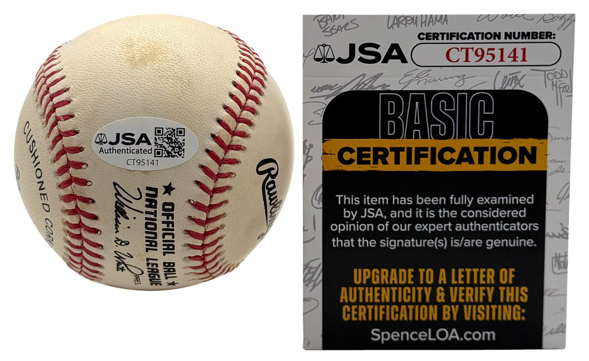 Tom Seaver HOF Signed/Autographed ONLB Baseball Mets JSA 215671
