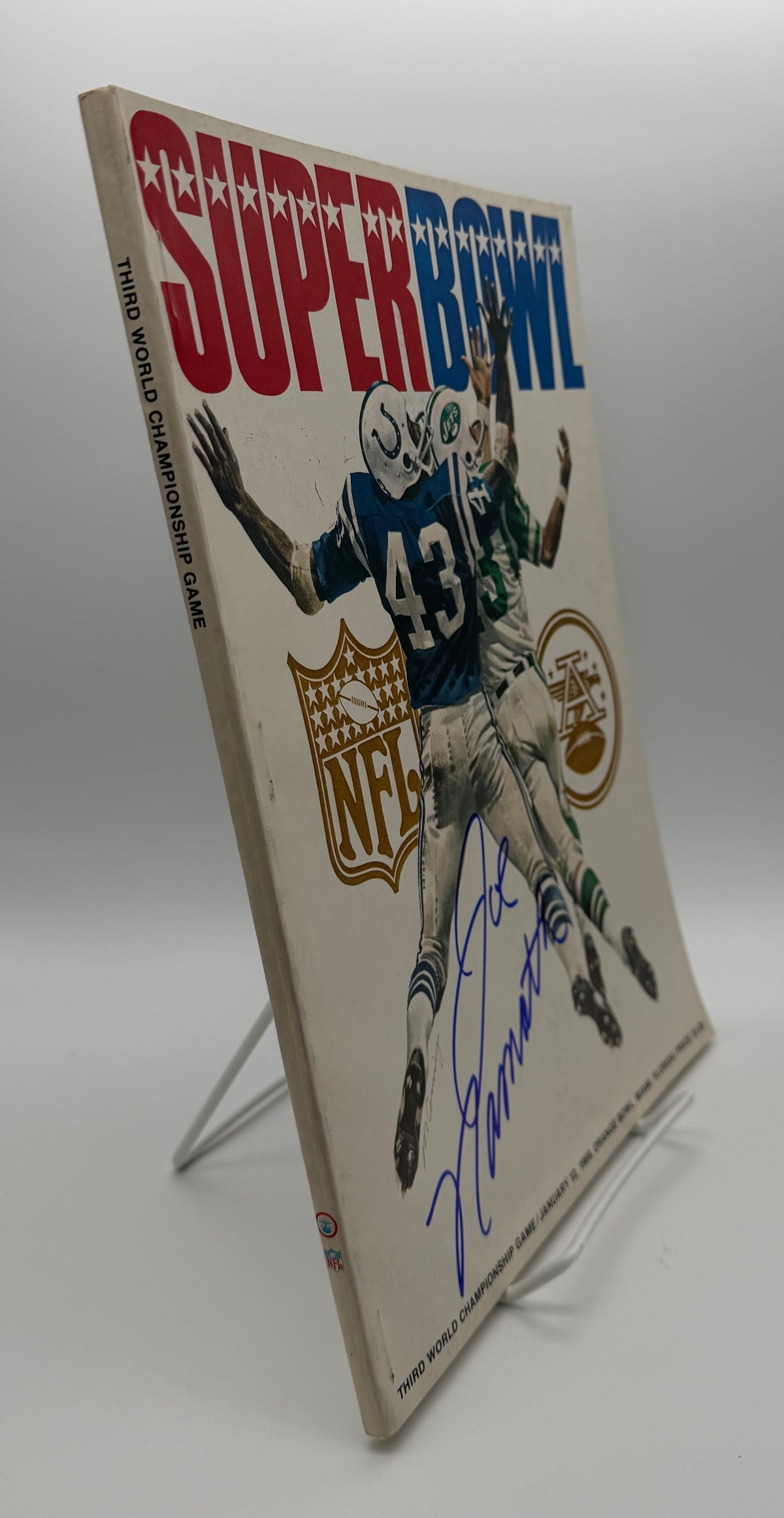 Joe Namath HOF Signed/Auto Super Bowl III Program Colts vs. Jets PSA/DNA 215574