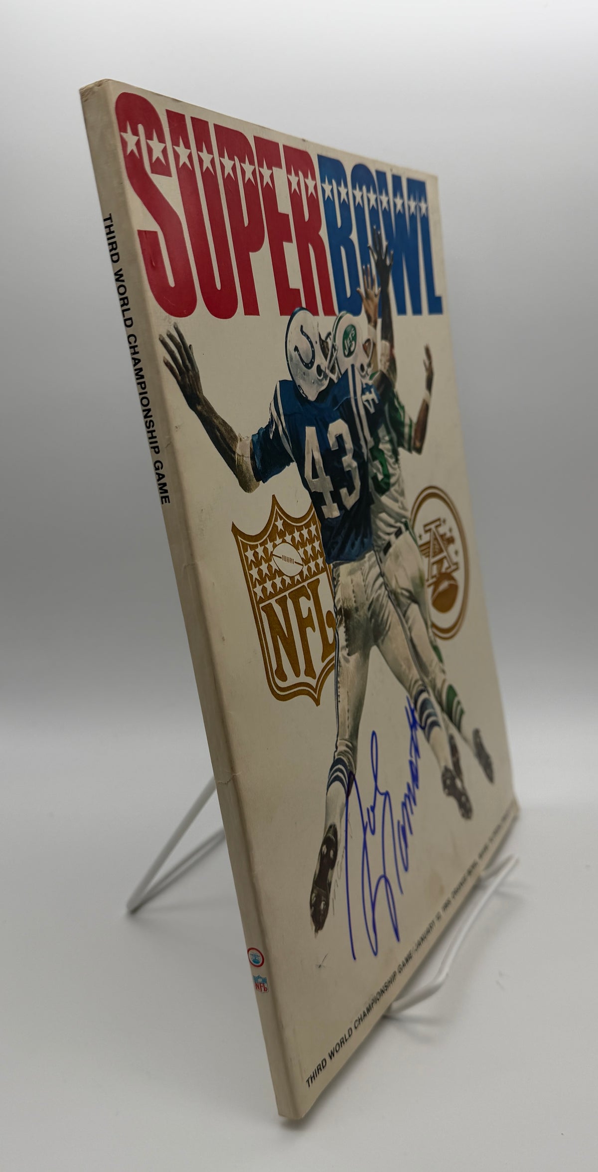 Joe Namath HOF Signed/Auto Super Bowl III Program Colts vs. Jets PSA/DNA 215578