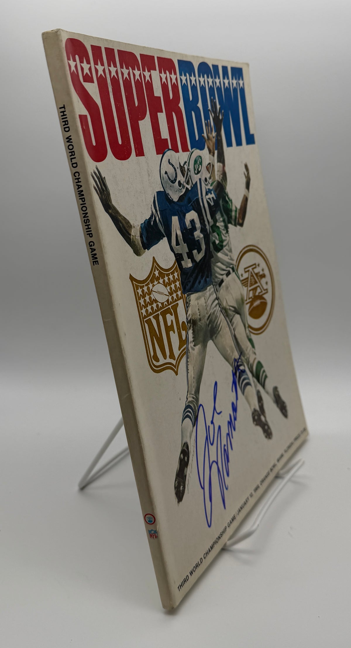 Joe Namath HOF Signed/Auto Super Bowl III Program Colts vs. Jets PSA/DNA 215579