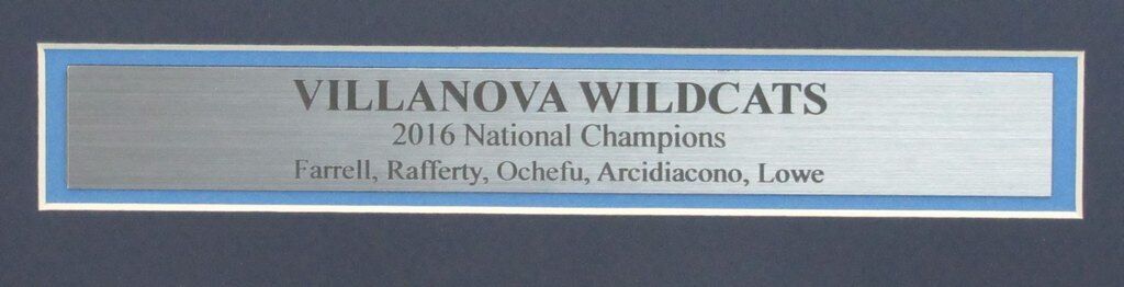 2016 Champs Villanova Multi-Signed 16x20 Autographed 5 Photo Framed JSA 141828