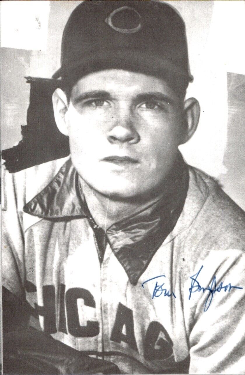 Duke Simpson Chicago Cubs Signed/Autographed 3x5 Photo 179206