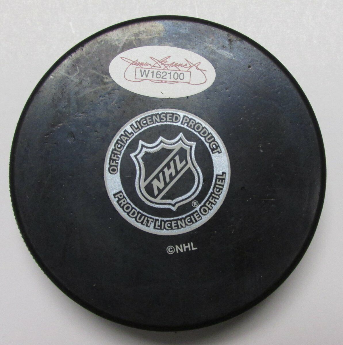 Ian Laperriere Flyers Autographed/Signed Flyers Logo Puck JSA 144351