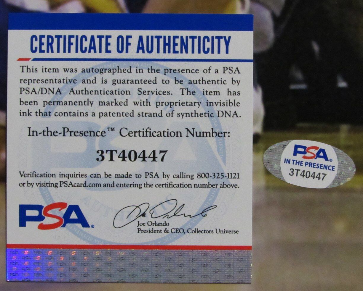 Allen Iverson HOF Philadelphia 76ers Signed/Auto 16x20 Photo PSA/DNA 167257
