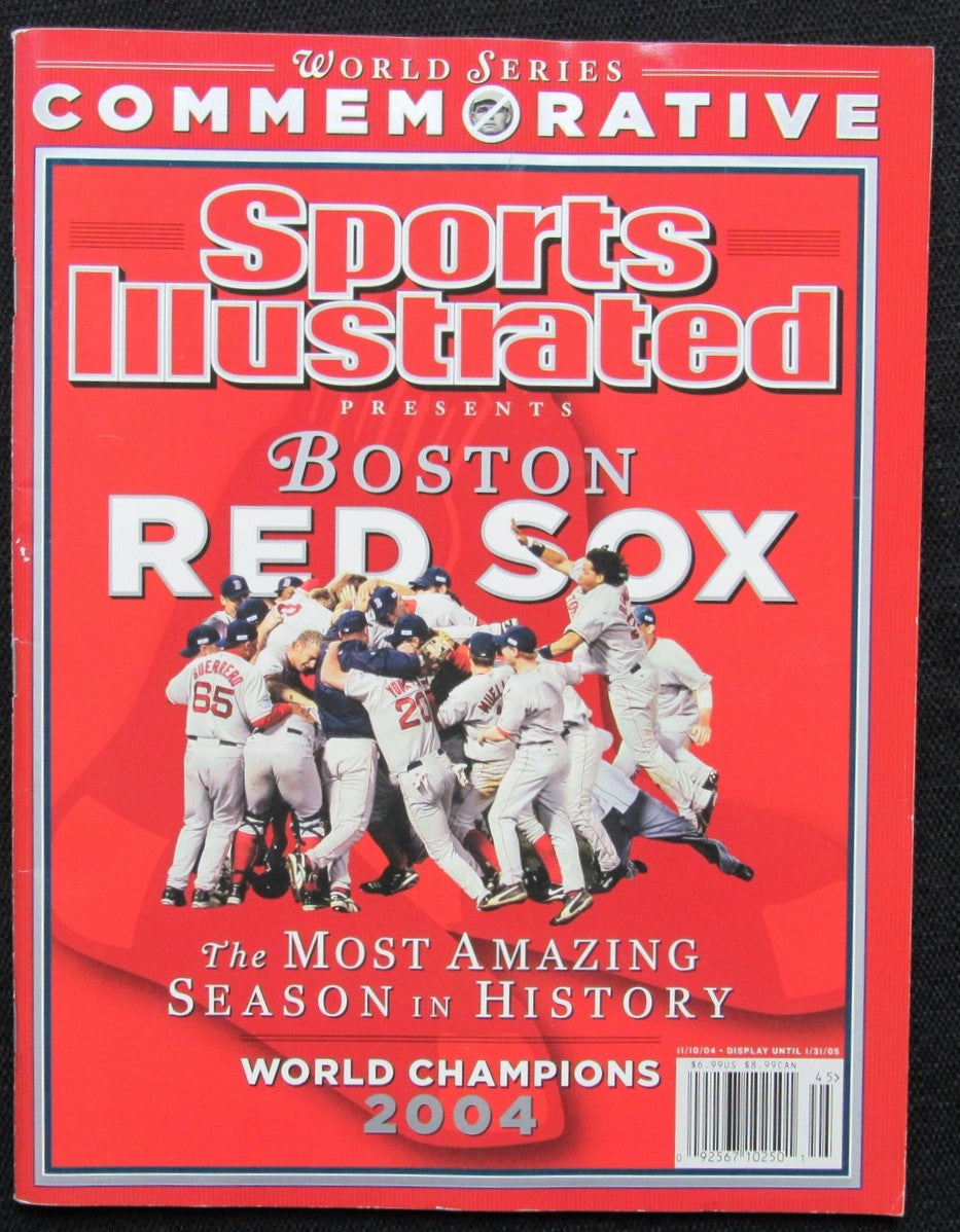 Boston Red Sox 2004 Sports Illustrated World Series Champions NO LABEL 181342