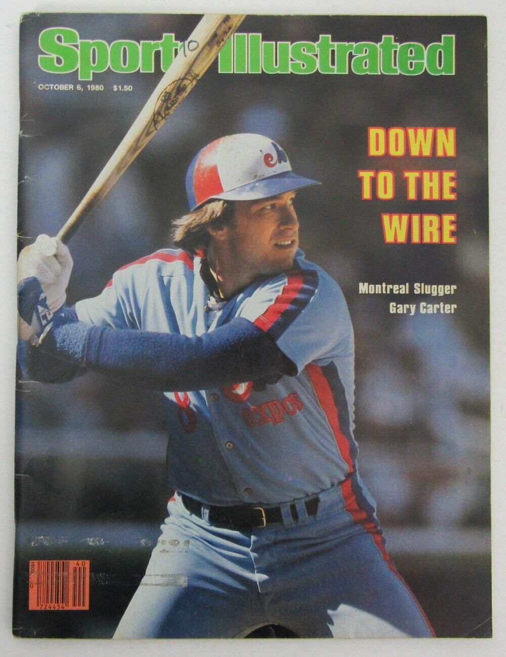 Gary Carter Montreal Expos 1980 Sports Illustrated Magazine 10/4/80 152113