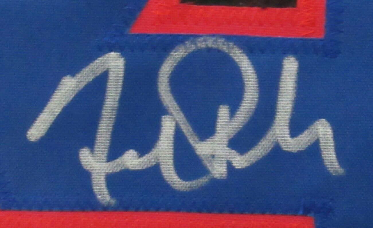Frank Reich Signed/Autographed Bills Custom Football Jersey JSA 160011