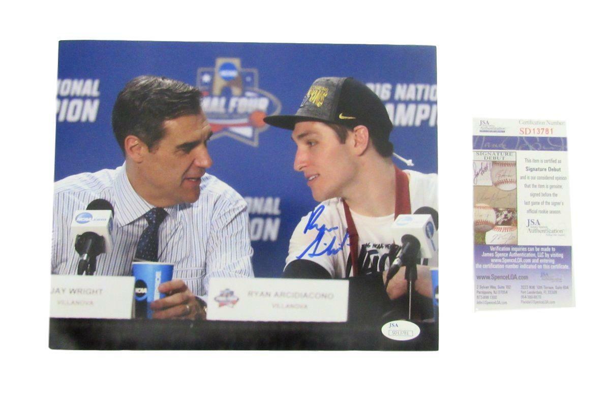 Ryan Arcidiacono Villanova Autographed/Signed 8x10 Photo JSA 135732