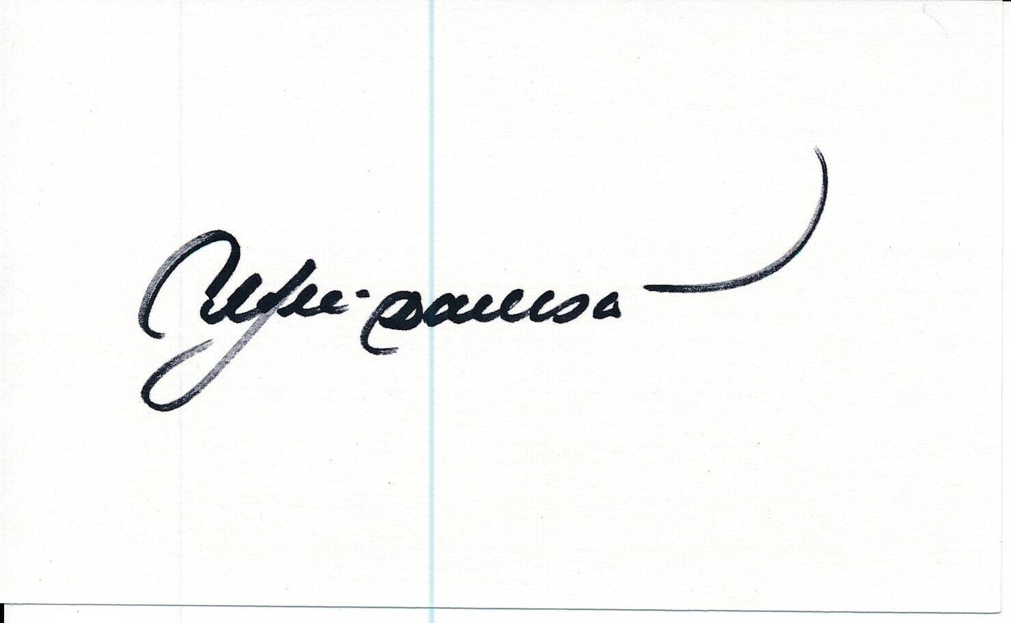 Andre Dawson HOF Montreal Expos Signed/Autographed 3x5 Index Card 163942