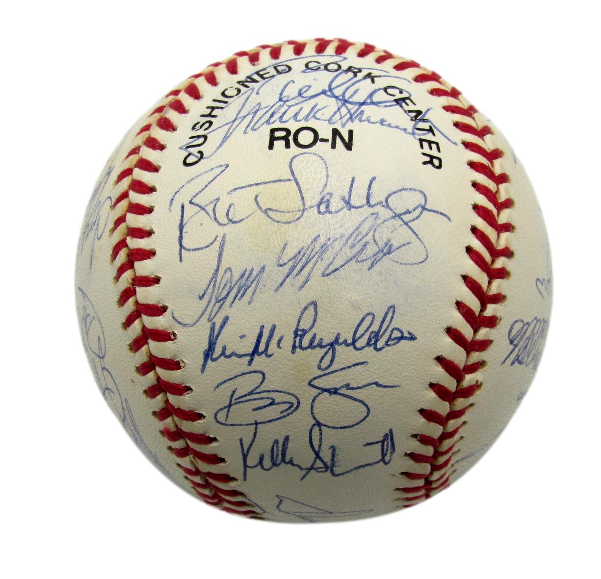 1994 Mets Team Autographed by 30 Green Saberhagen Kent ONL Baseball 182808