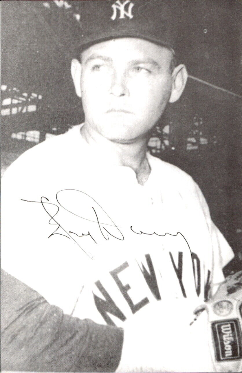 Bud Daley New York Yankees Signed/Auto 3x5 Photo 178168