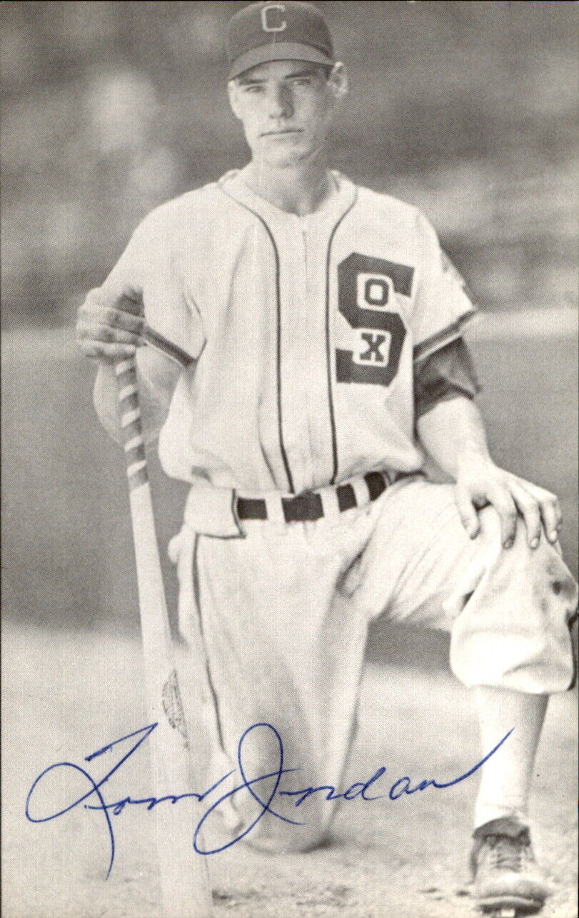 Tom Jordan White Sox Signed/Auto 3x5 Photo 178497