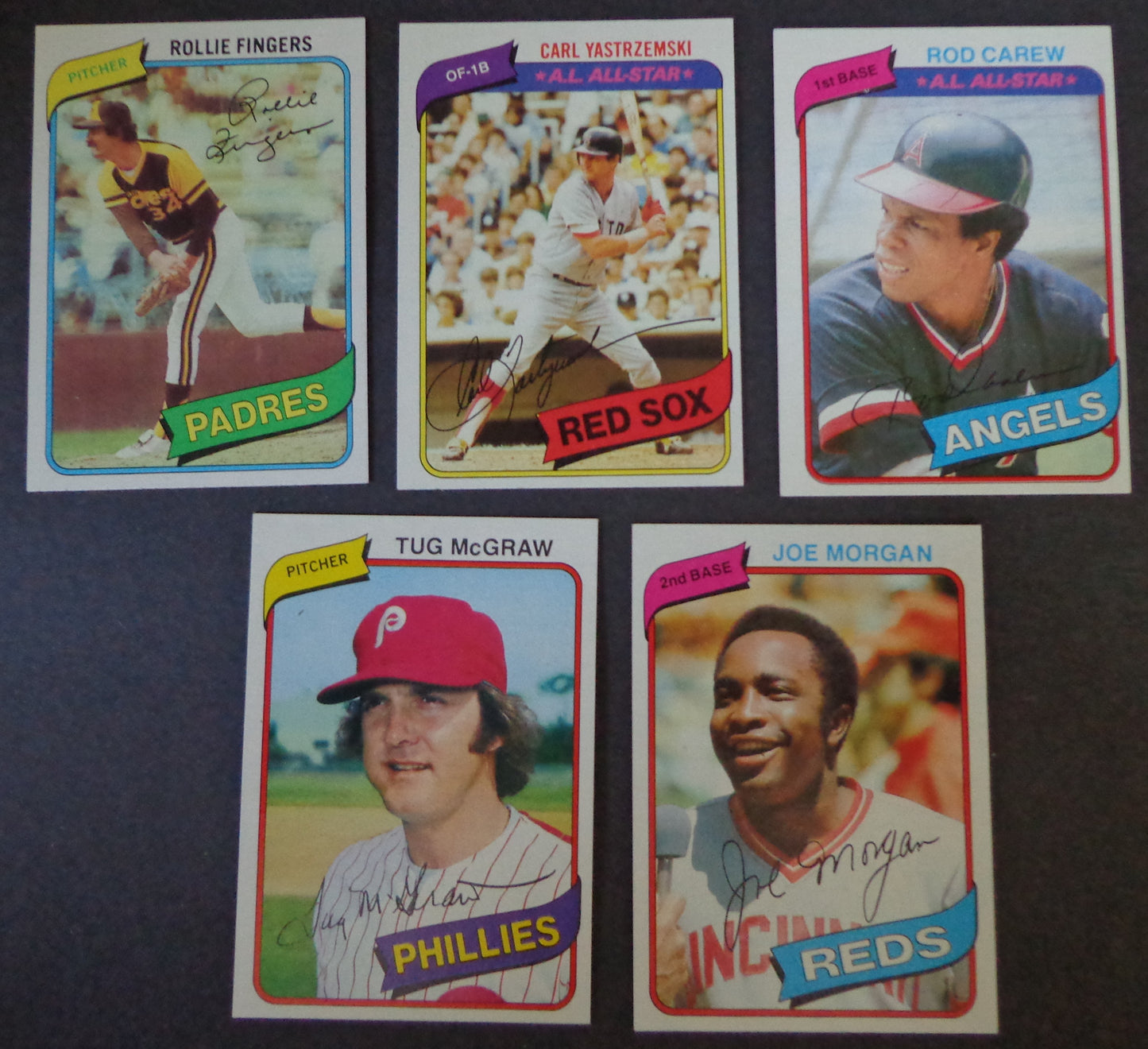 Lot of (80) 1980 TOPPS Baseball Cards Yastrzemski McGraw Morgan 181967