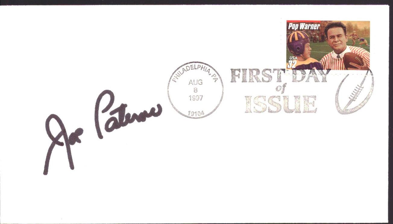 Joe Paterno Signed 1997 FDC First Day Cover Penn State Nittany Lions 151240