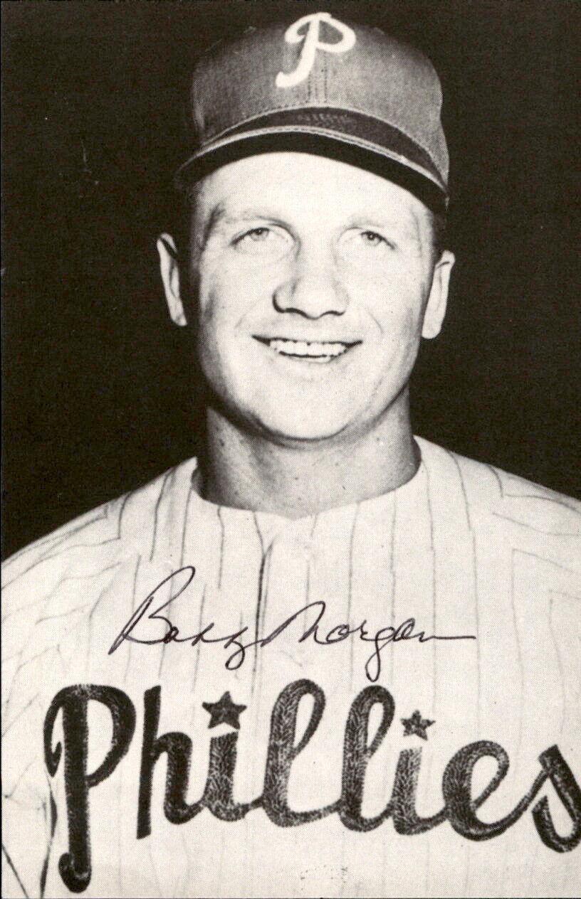 Bobby Morgan Phillies Signed/Autographed 3x5 Photo 178654