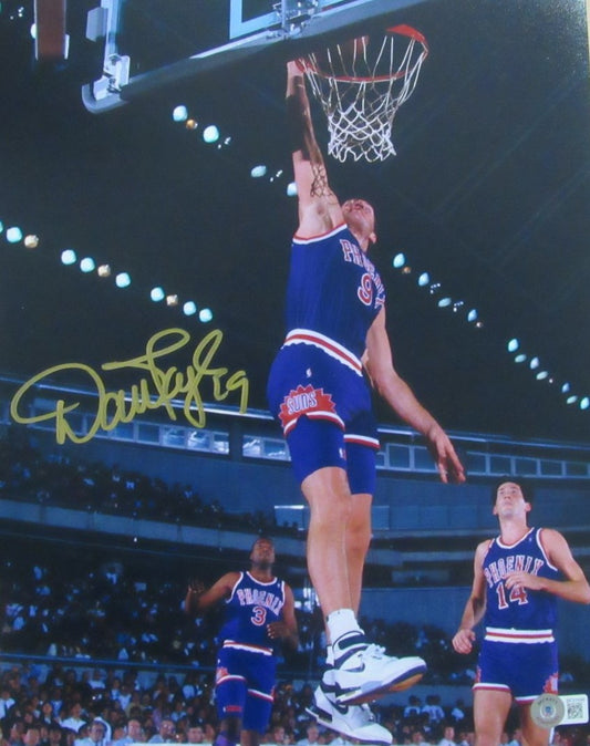 Dan Majerle Autographed 11x14 Basketball Photo Phoenix Suns Beckett 172887