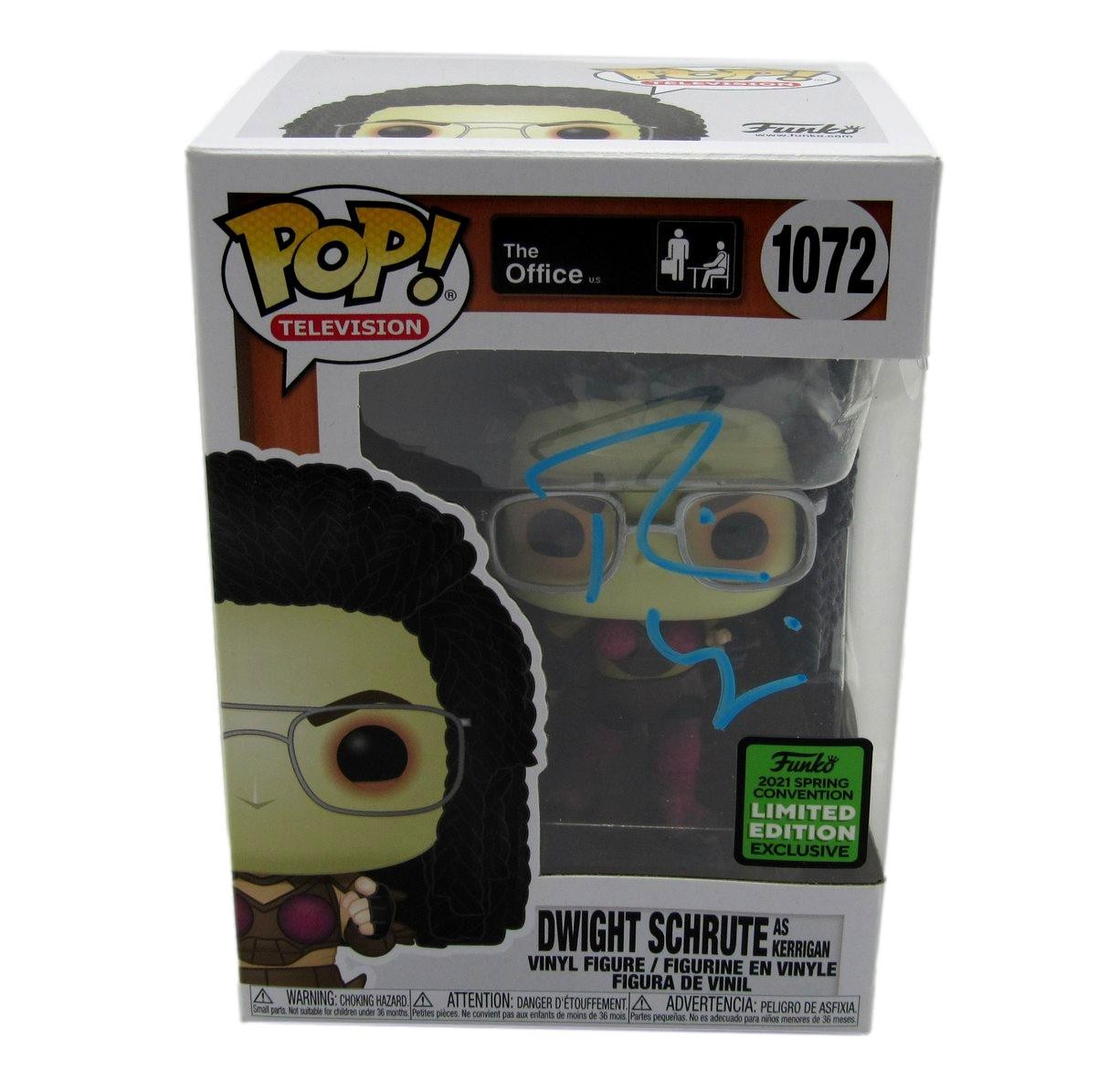 Rainn Wilson Autographed Funko Pop! #1072 Figurine "The Office" JSA 184715