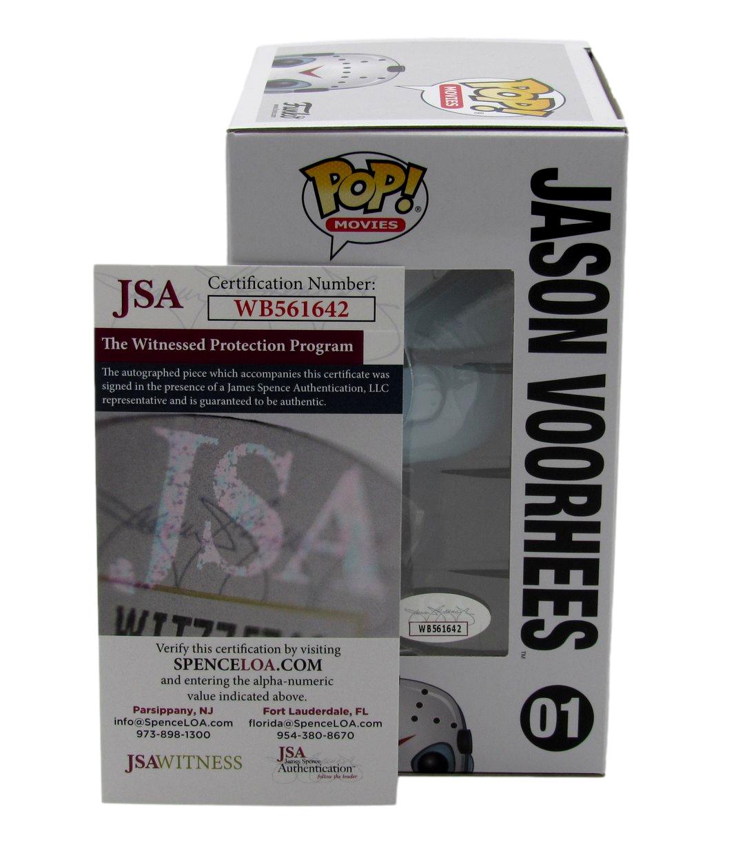 Ari Lehman Signed/Insc Funko Pop! #01 "Friday the 13th" Signed Blue JSA 190717