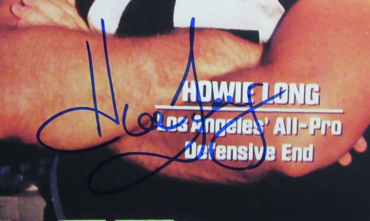 Howie Long Autographed 11x14 Sports Illustrated Cover Photo LA Raiders JSA
